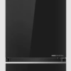 Haier 355 L Frost Free Double Door Bottom Mount 3 Star Refrigerator  (Black Glass, HRB-4053PKG-P)